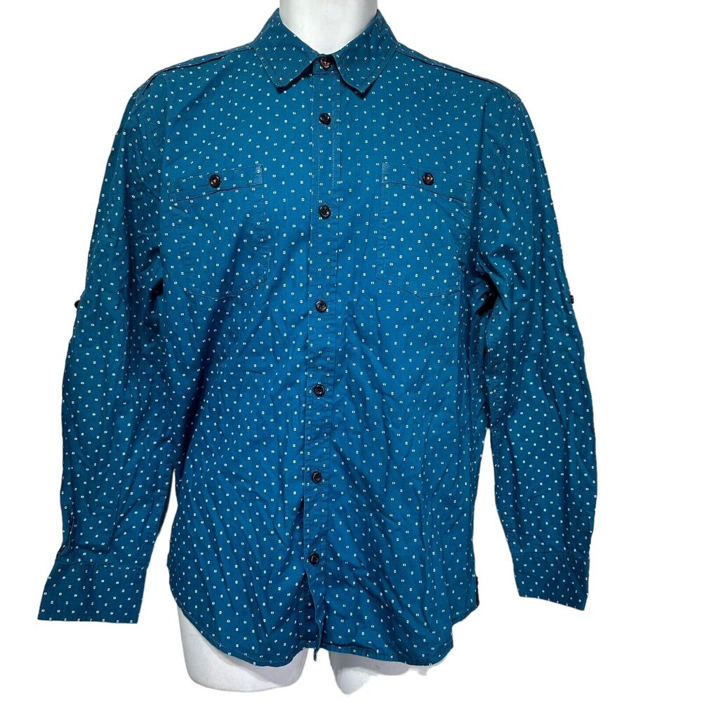 tranquility mayhem blue Long sleeve shirt size M